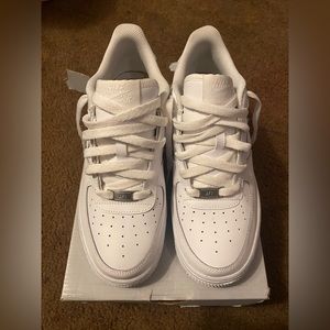 White air forces// youth size 7// womens 9